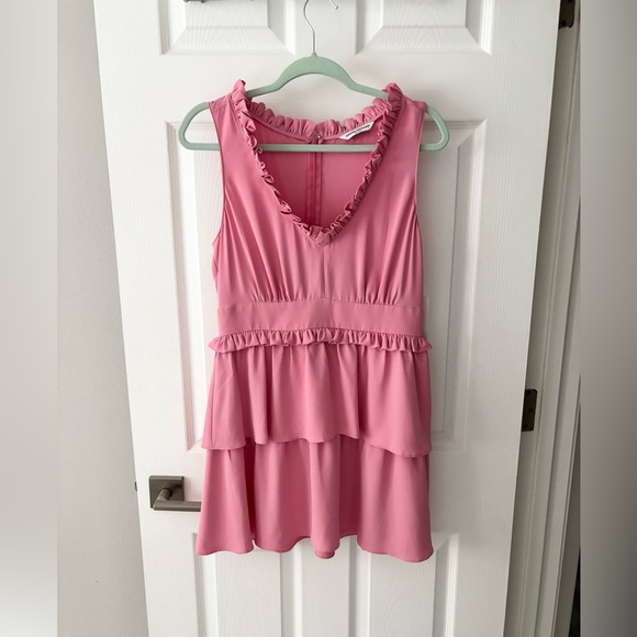 Amanda Uprichard Moneta Dress in Bloom Pink NWT size Medium - Picture 11 of 12